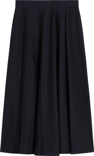 MM by Max Mara Aquila Pleated Jersey Midi Skirt