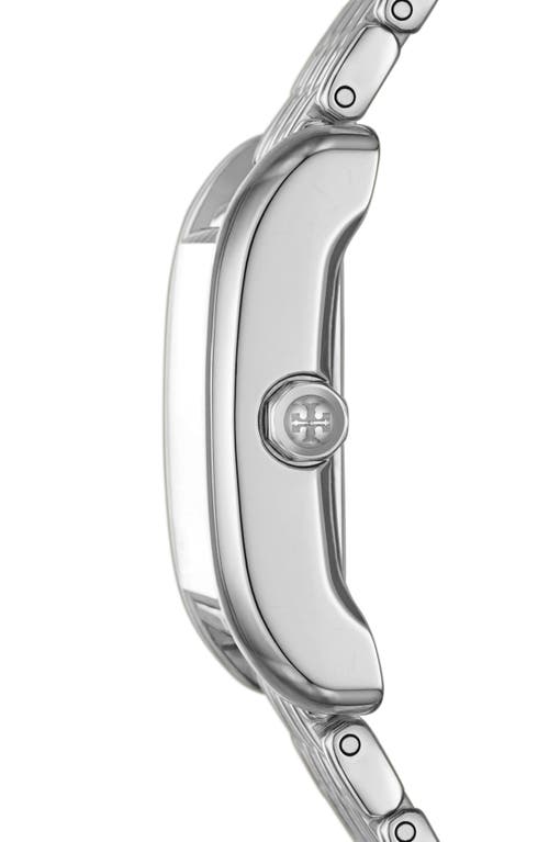 Tory Burch The Eleanor Three-hand Stainless Steel Watch In Silver