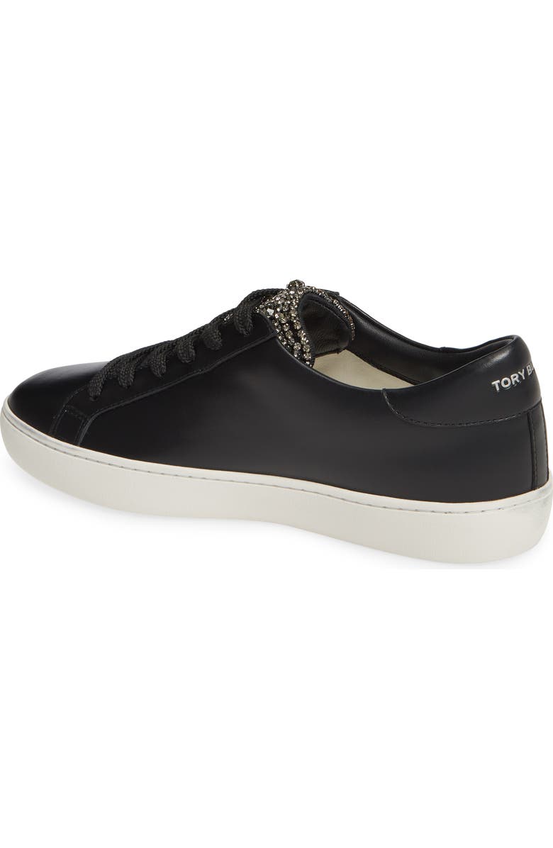 Tory Burch Embellished Logo Sneaker, Alternate, color,