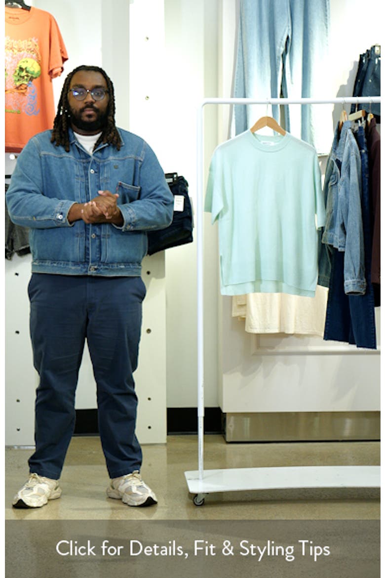Relaxed Short Sleeve Cashmere Sweater video