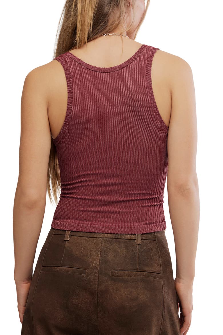 Clean Slate Crop Tank, Alternate, color, POMEGRANATE