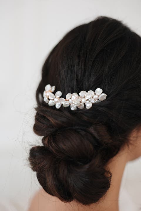 Jules Baroque Pearl Hair Comb