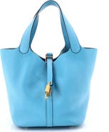 Pre-Owned Hermes Picotin Lock Bag Clemence MM