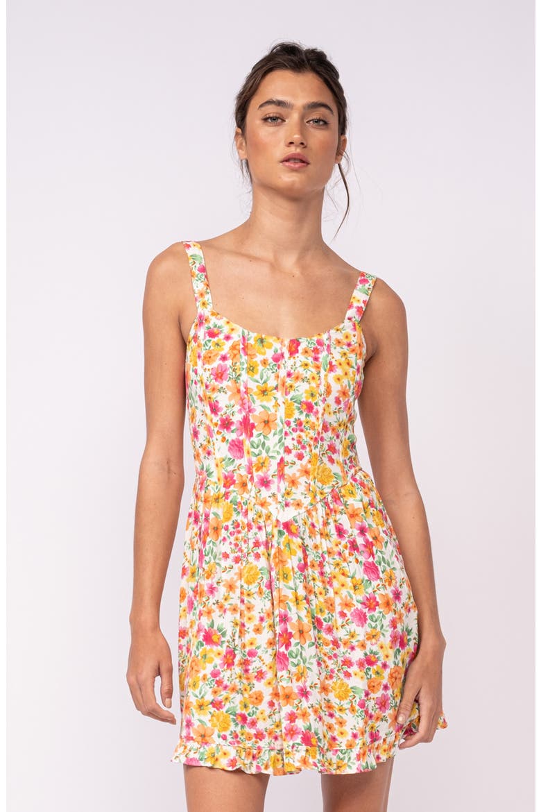 Blooming Minidress, Alternate, color, PINK
