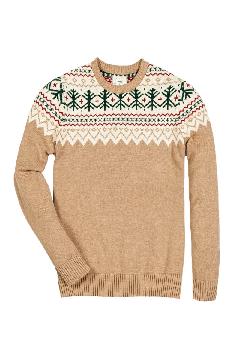 Hope & Henry Men's Organic Fair Isle Sweater, Alternate, color,