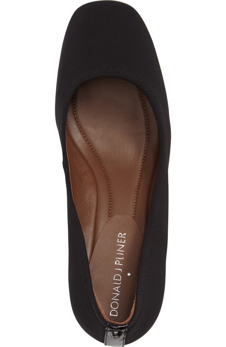 Donald Pliner Donald J Pliner Corin Block Heel Pump, Alternate, color, Black Fabric