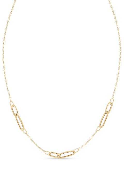 14k Gold Link Chain Necklace