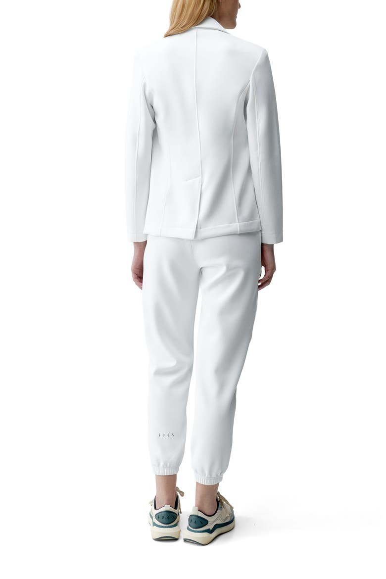 Lyssa Performance Straight-Cut Blazer, Alternate, color, Off White