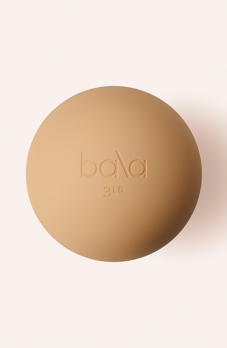 Bala The Power Ball Weighted Fitness Ball, Alternate, color, Sand