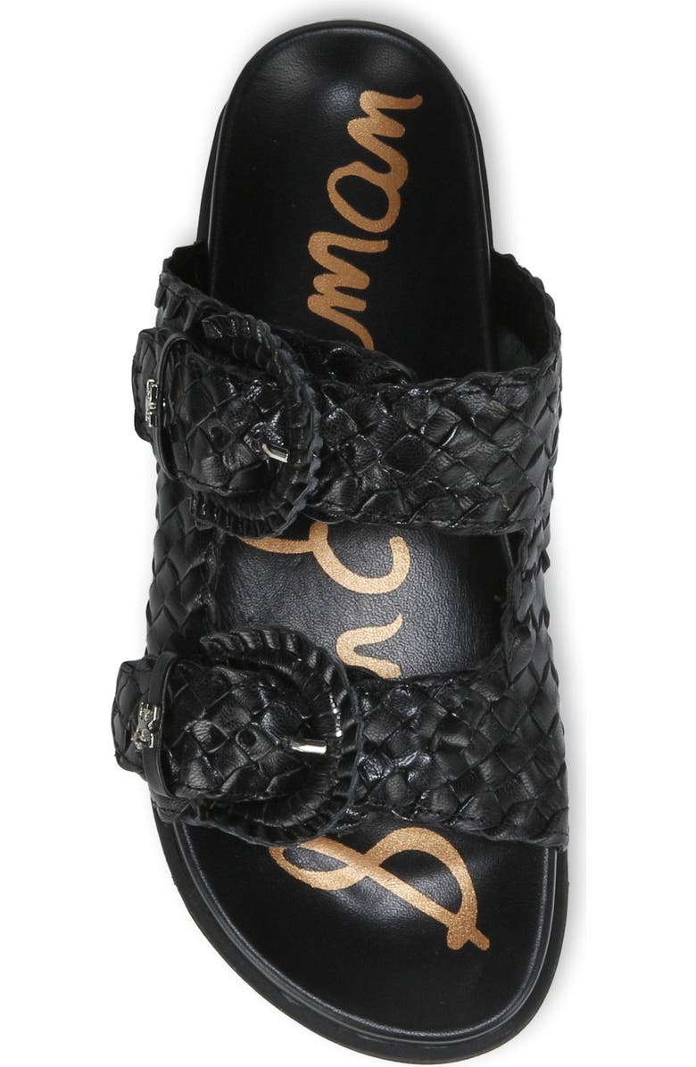 Sam Edelman Tiffanie Woven Two-Strap Sandal, Alternate, color, Black