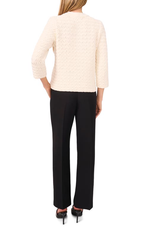 Halogenr Halogen(r) Open Stitch Cardigan In Pink