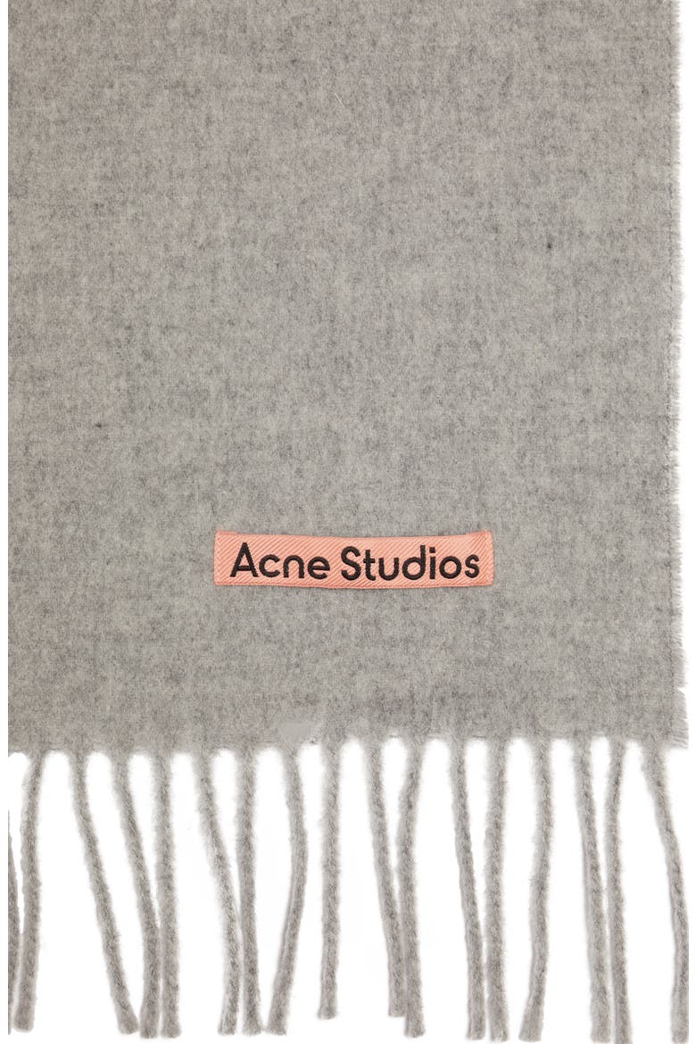 Canada Fringe Scarf, Alternate, color, LIGHT GREY MELANGE