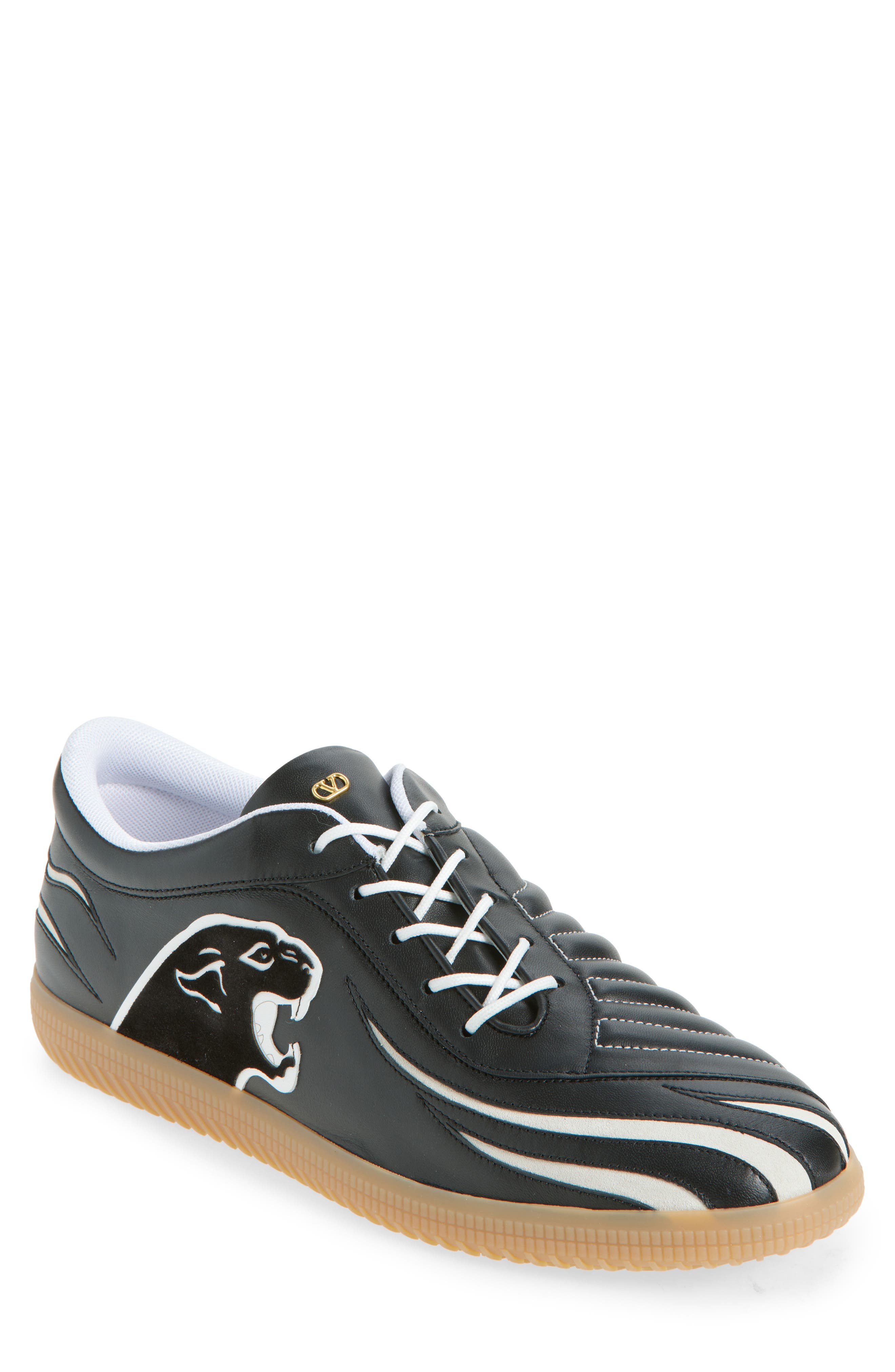 Valentino Garavani Kicky Low Top Sneaker, Main, color, Black/ White