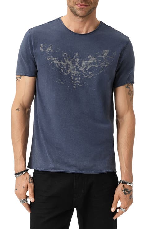 Raw Edge Graphic Organic Cotton T-Shirt