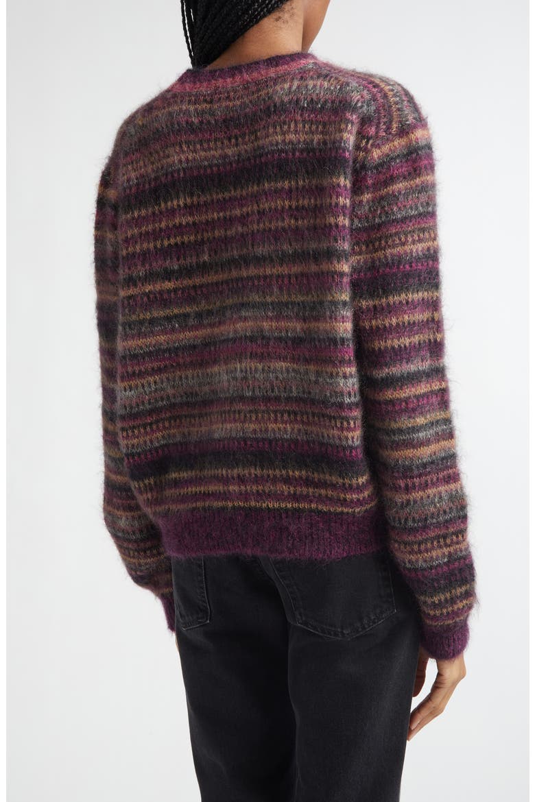 Morine Mohair Blend Sweater, Alternate, color, PLUM