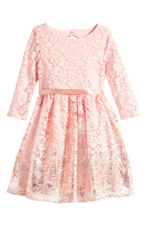 Kids' Foil Lace Dress (Toddler & Little Kid)