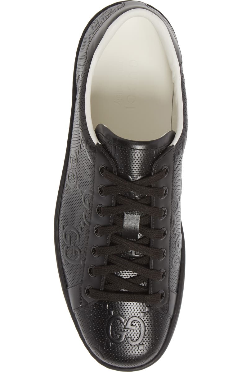 Gucci New Ace Logo Low Top Sneaker, Alternate, color,