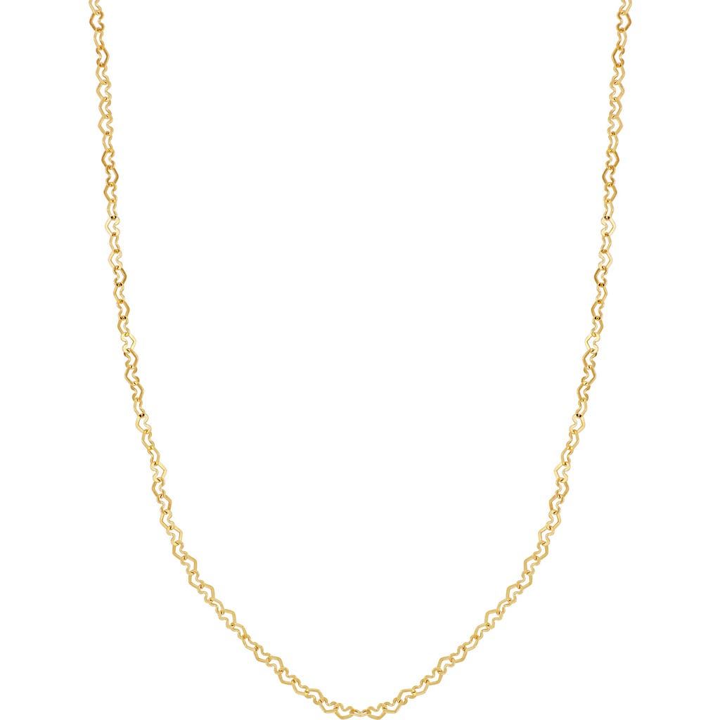 Bony Levy 14k Gold Heart Link Chain Necklace