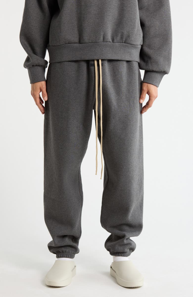 Fear of God Essentials Classic Fleece Sweatpants, Main, color, Charcoal Heather