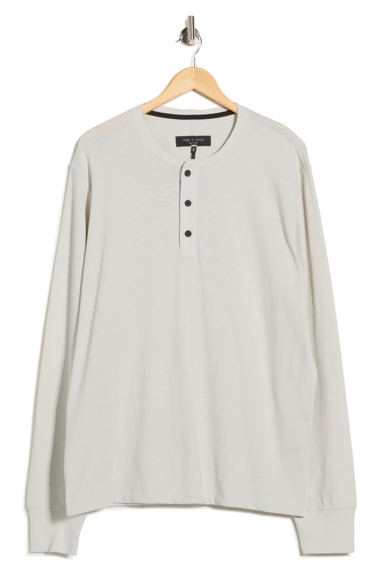 Classic Slub Jersey Henley, Alternate, color, NATURAL GREY