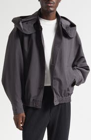 Homme Plissé Issey Miyake Carrier Carried Hooded Jacket