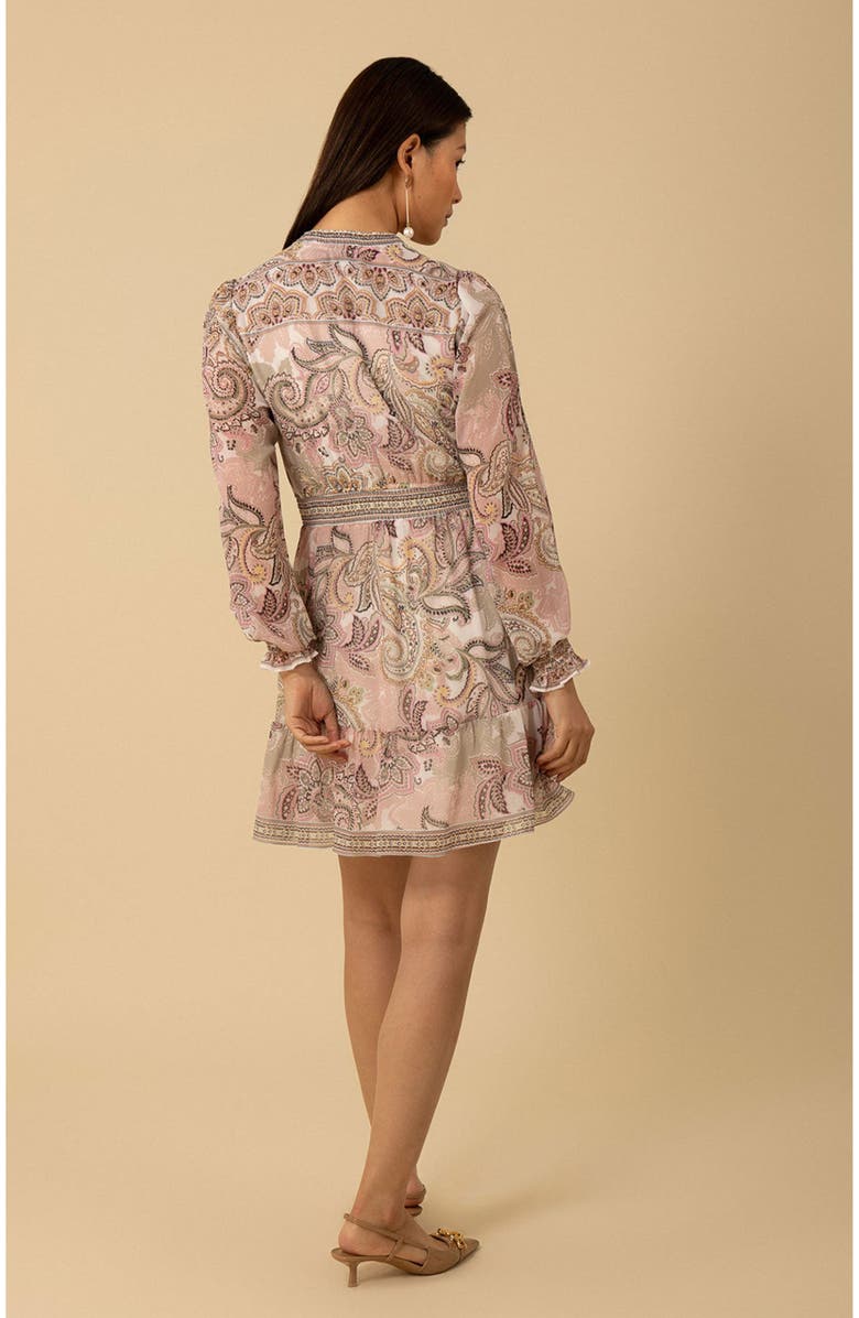 Halebob Shelby Chiffon Short Dress, Alternate, color,