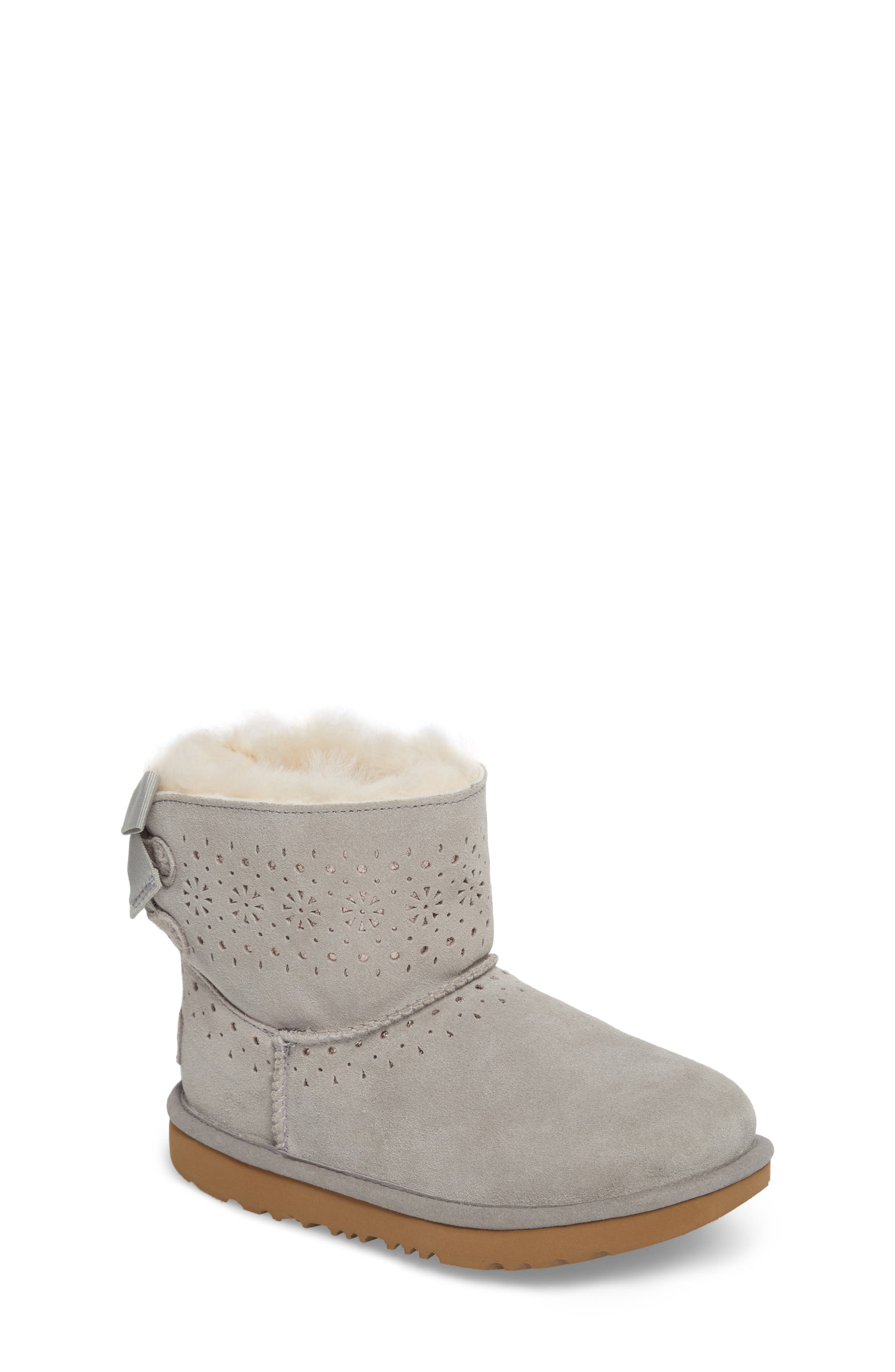 UGG<sup>®</sup> Dae Perforated Tie Back Boot, Main, color, 