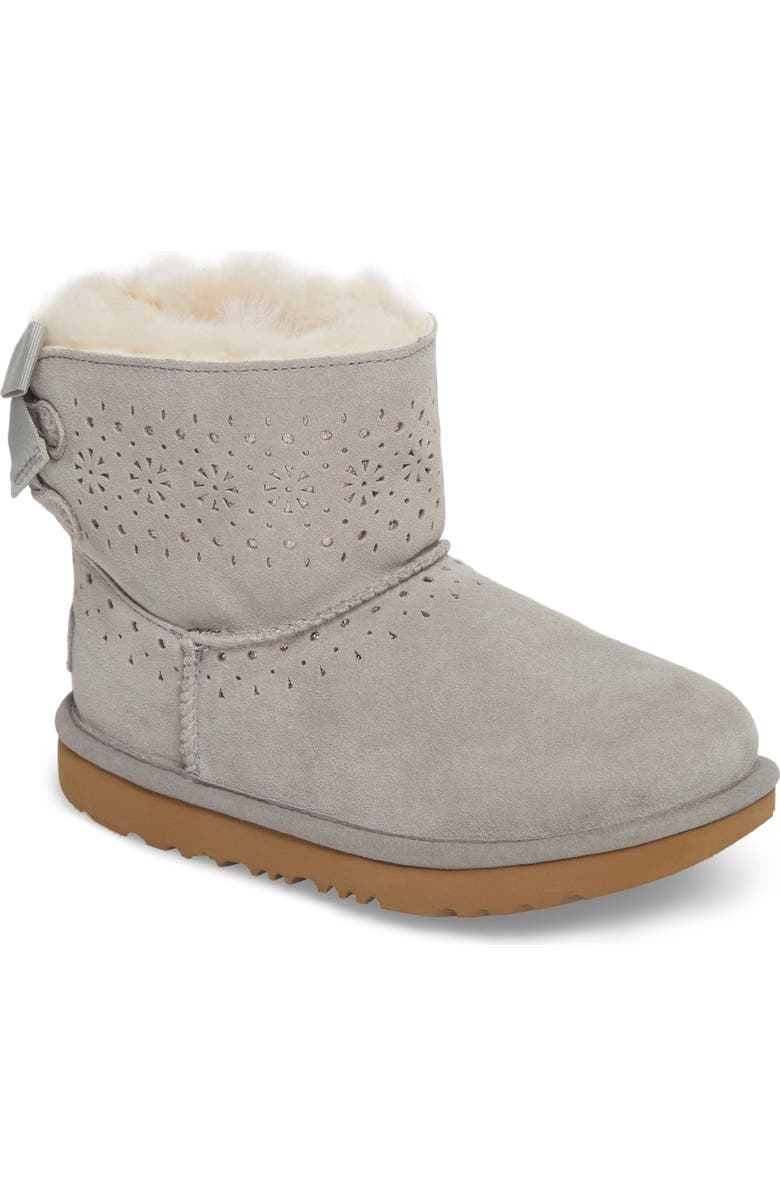 UGG<sup>®</sup> Dae Perforated Tie Back Boot, Main, color,