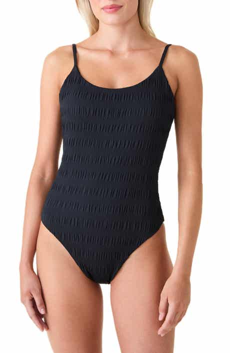 Andie Lucaya Smocked One-Piece Swimsuit