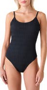Andie Lucaya Smocked One-Piece Swimsuit