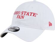New Era Men's New Era White Ohio State Buckeyes Fan 9TWENTY Adjustable Hat