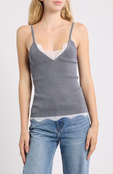 Television Lace Trim Camisole