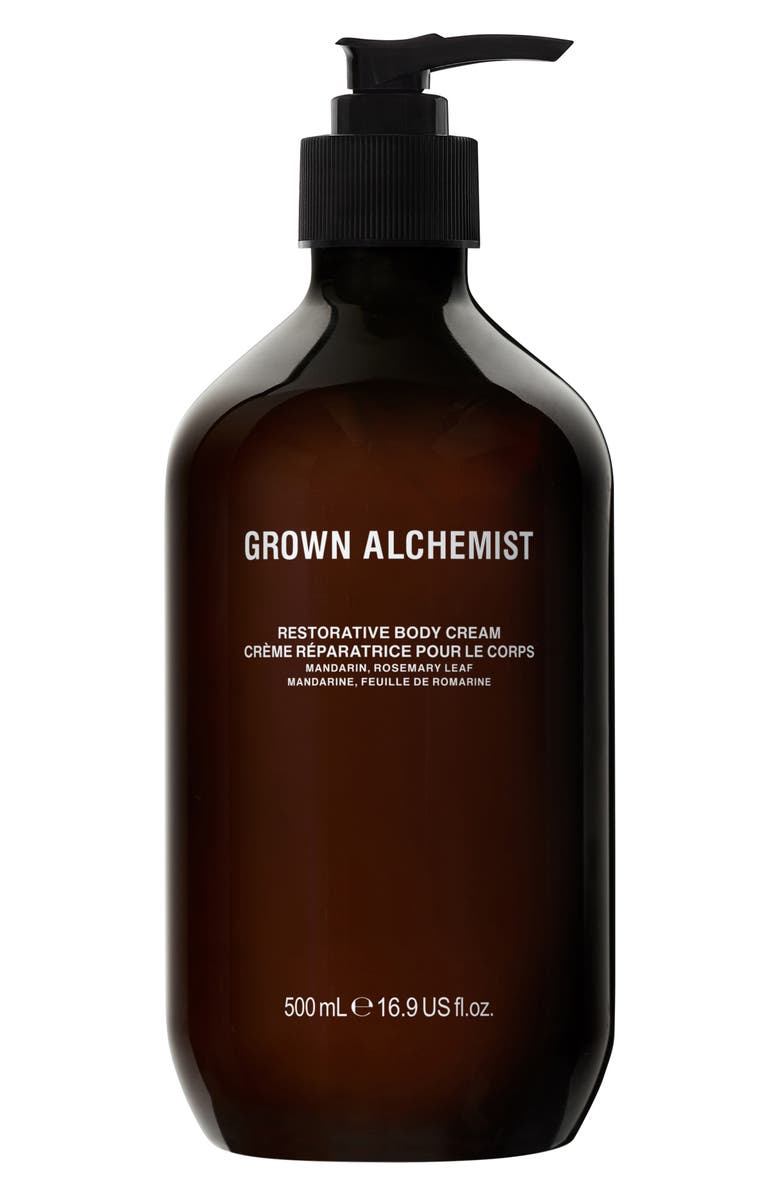 GROWN ALCHEMIST Restorative Body Cream Moisturizer with Shea Butter, Jojoba Oil & Vitamin E, Main, color, 