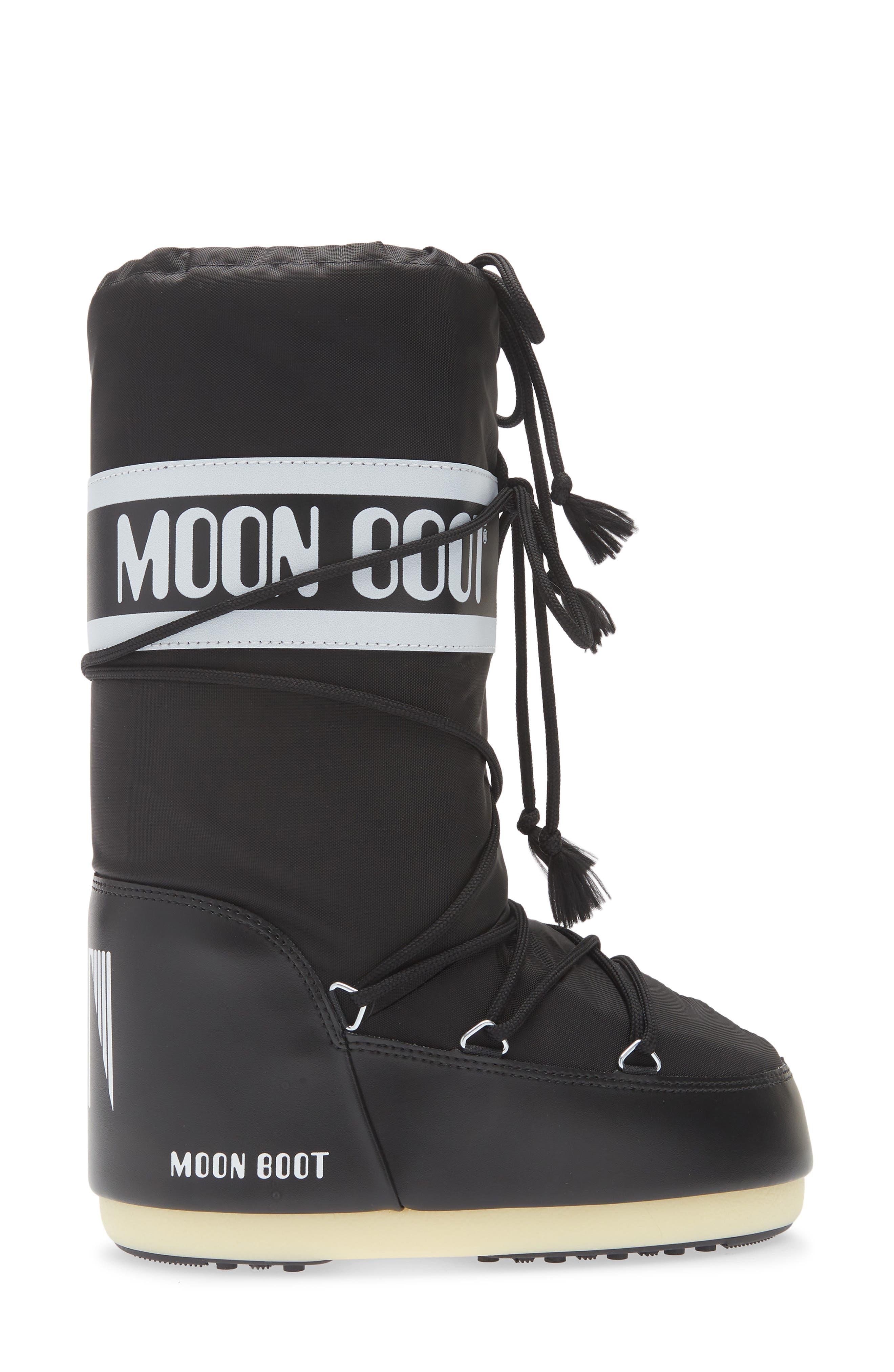 Moon Boot<sup>®</sup> Icon Water Repellent Boot, Alternate, color, Black