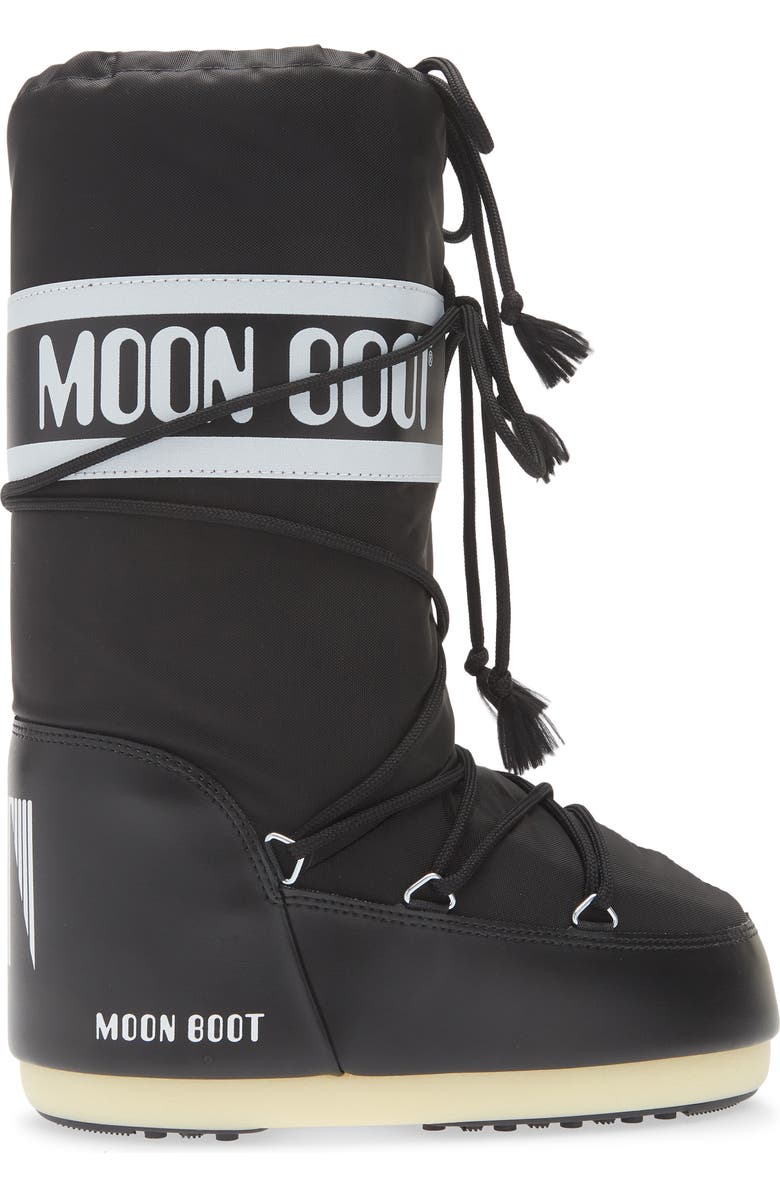 Moon Boot<sup>®</sup> Icon Water Repellent Boot, Alternate, color, Black