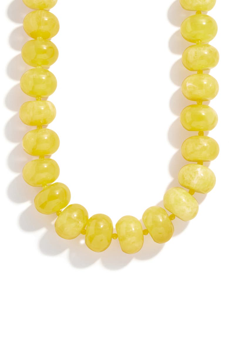 BaubleBar Joan Necklace, Main, color, Yellow