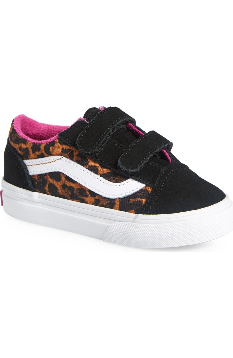 Vans Kids' Old Skool V Leopard Pop Sneaker, Main, color,