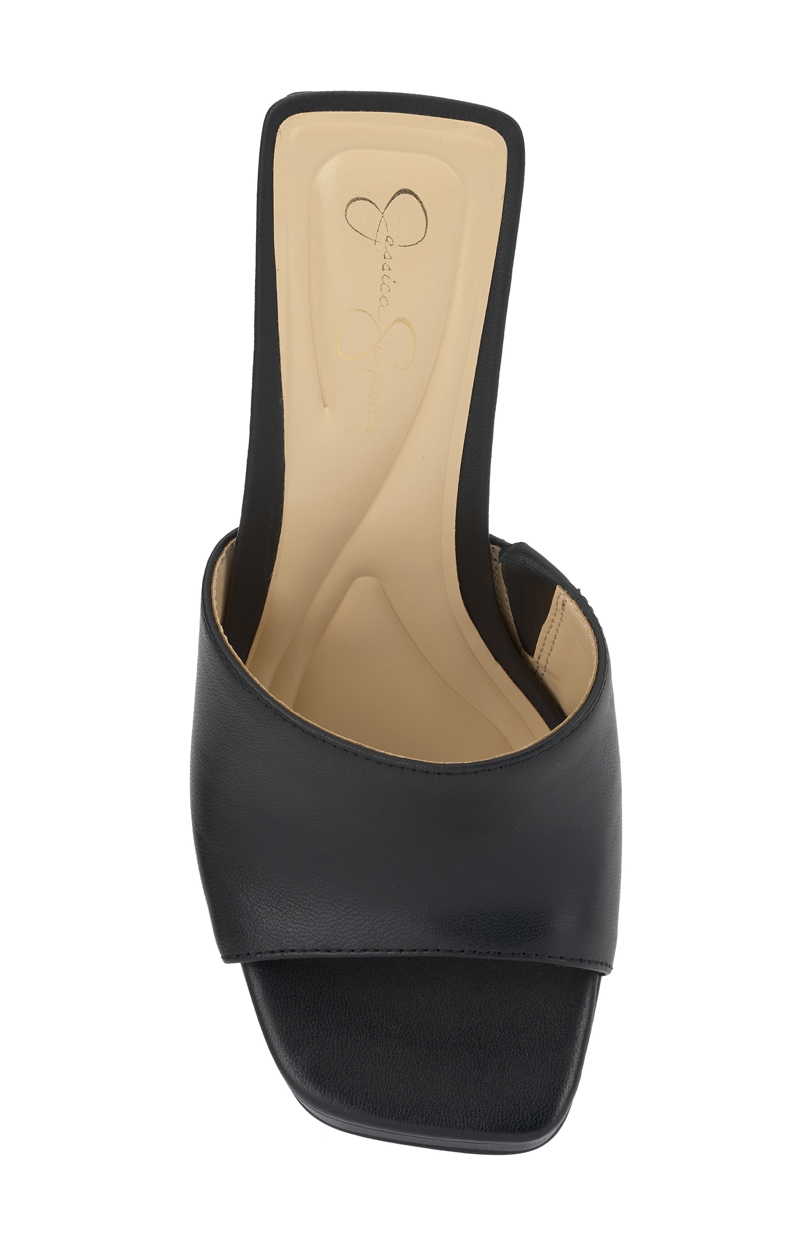 Jessica Simpson Azelica Platform Slide Sandal, Alternate, color, Black