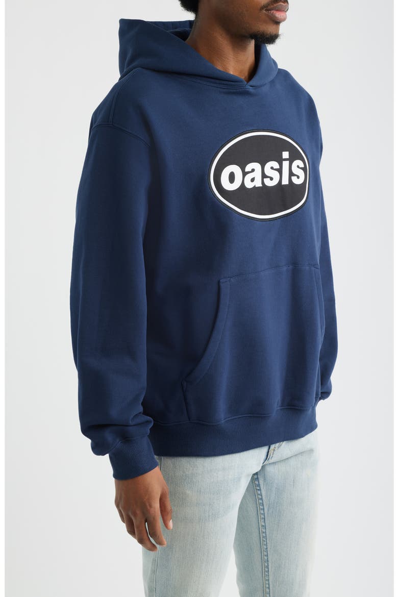 x Oasis Knebworth Graphic French Terry Hoodie, Alternate, color, NAVY