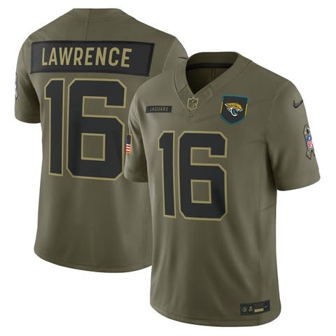 Men's Nike Trevor Lawrence Olive Jacksonville Jaguars 2025 Salute to Service Limited Jersey