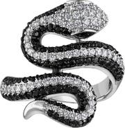FZN Snake Pavé Cubic Zirconia Ring