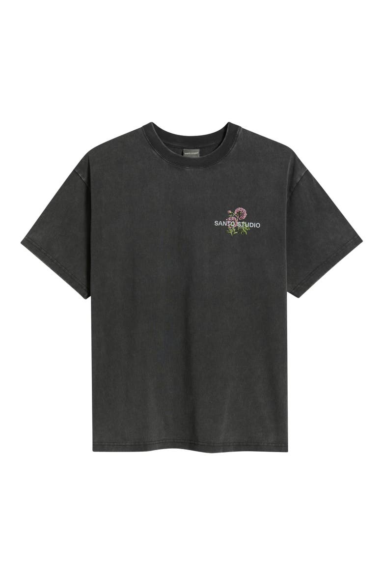 Nature Club Cotton Graphic T-Shirt, Alternate, color, BLACK FADE