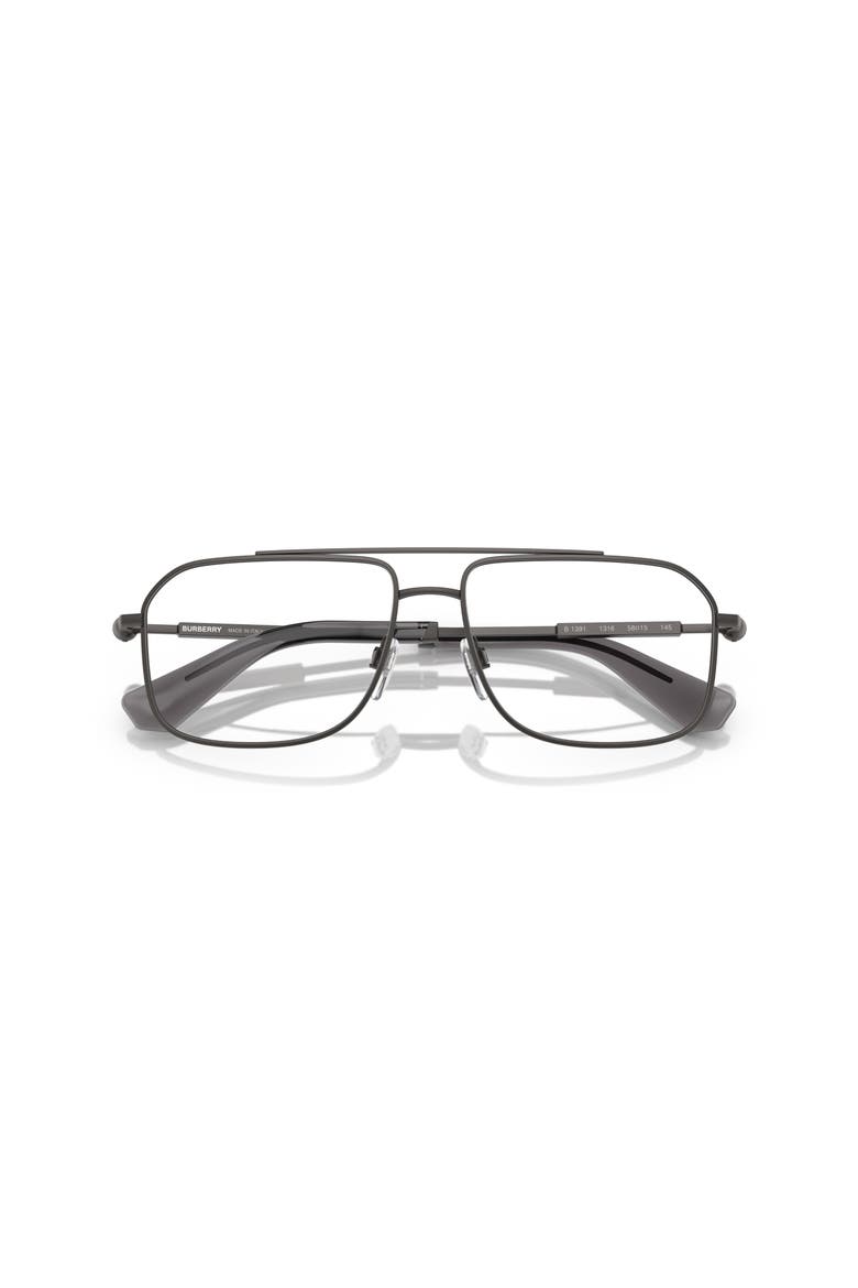 58mm Rectangle optical glasses, Alternate, color, Grey
