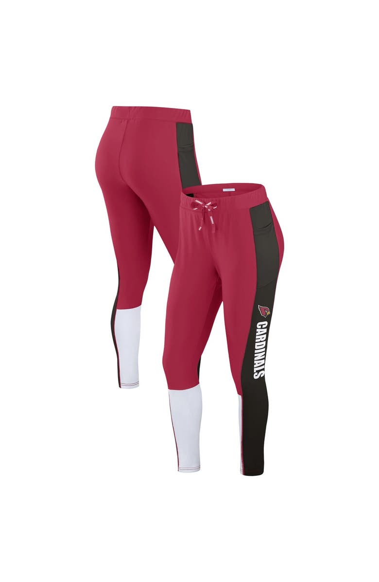 WEAR by Erin Andrews Women's WEAR by Erin Andrews Cardinal/Black Arizona Cardinals Color-Block Leggings, Alternate, color, Cardinal
