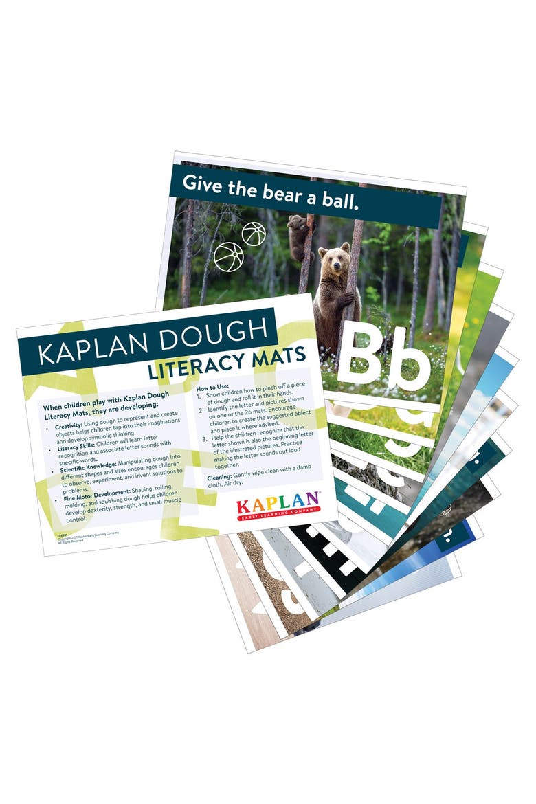 Dough Literacy Mats - Set of 26, Main, color, Multicolor