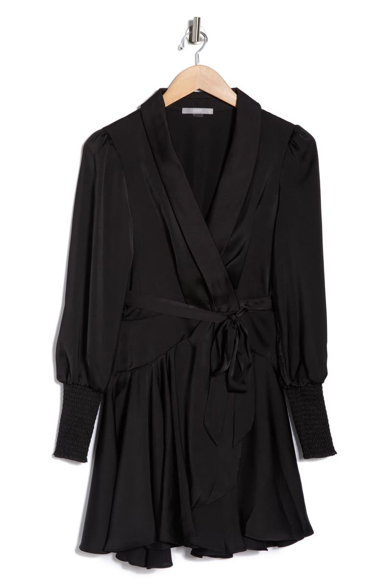 Tart Kynlee Long Sleeve Wrap Dress, Main, color, Black