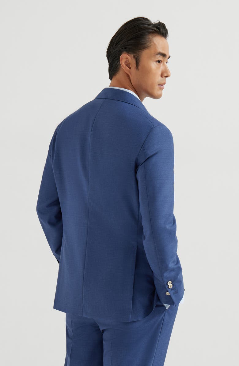 Brunello Cucinelli Deconstructed Cavallo blazer, Alternate, color, Royale Blue