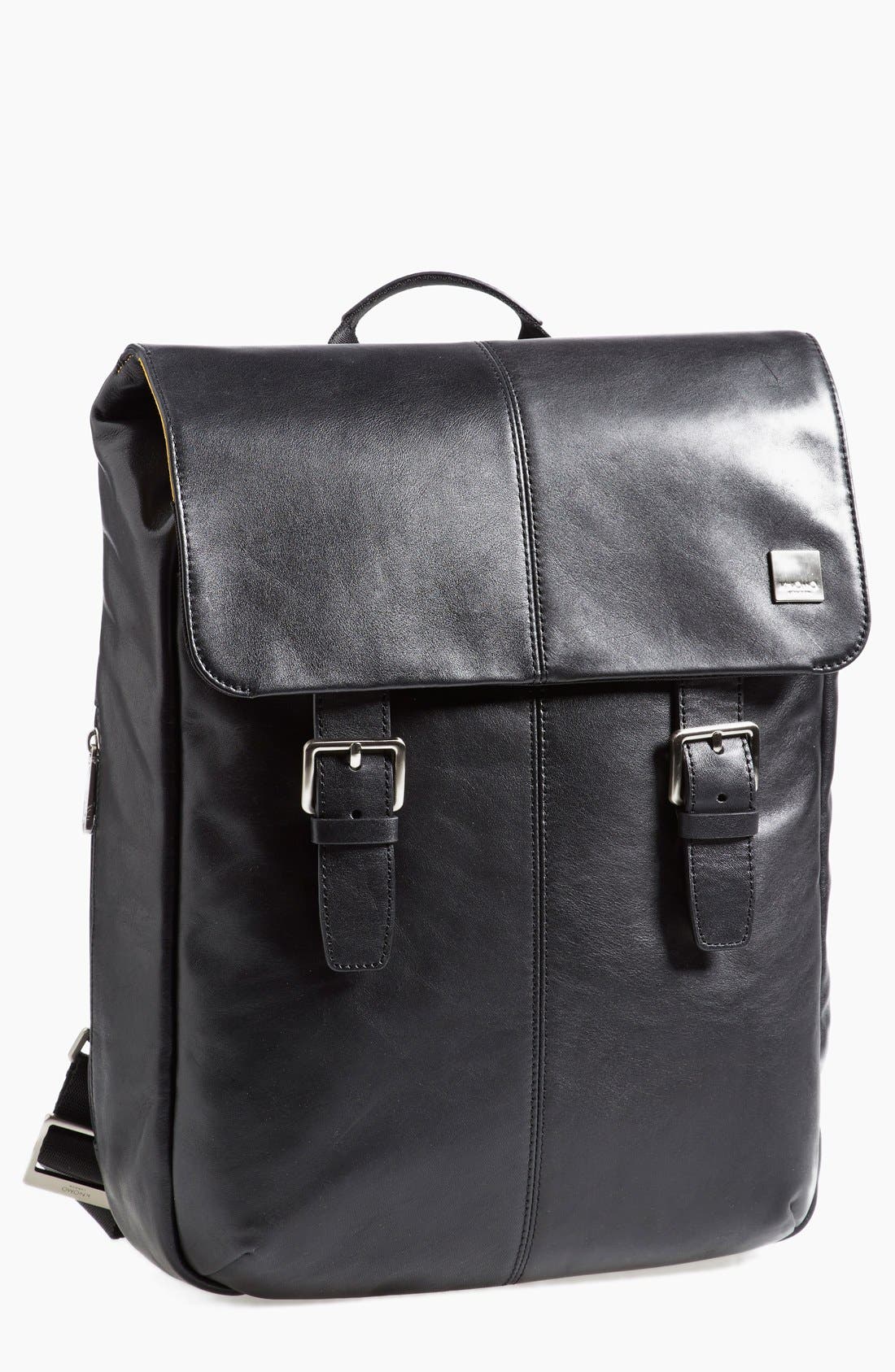 'Hudson' Backpack, Main, color, BLACK