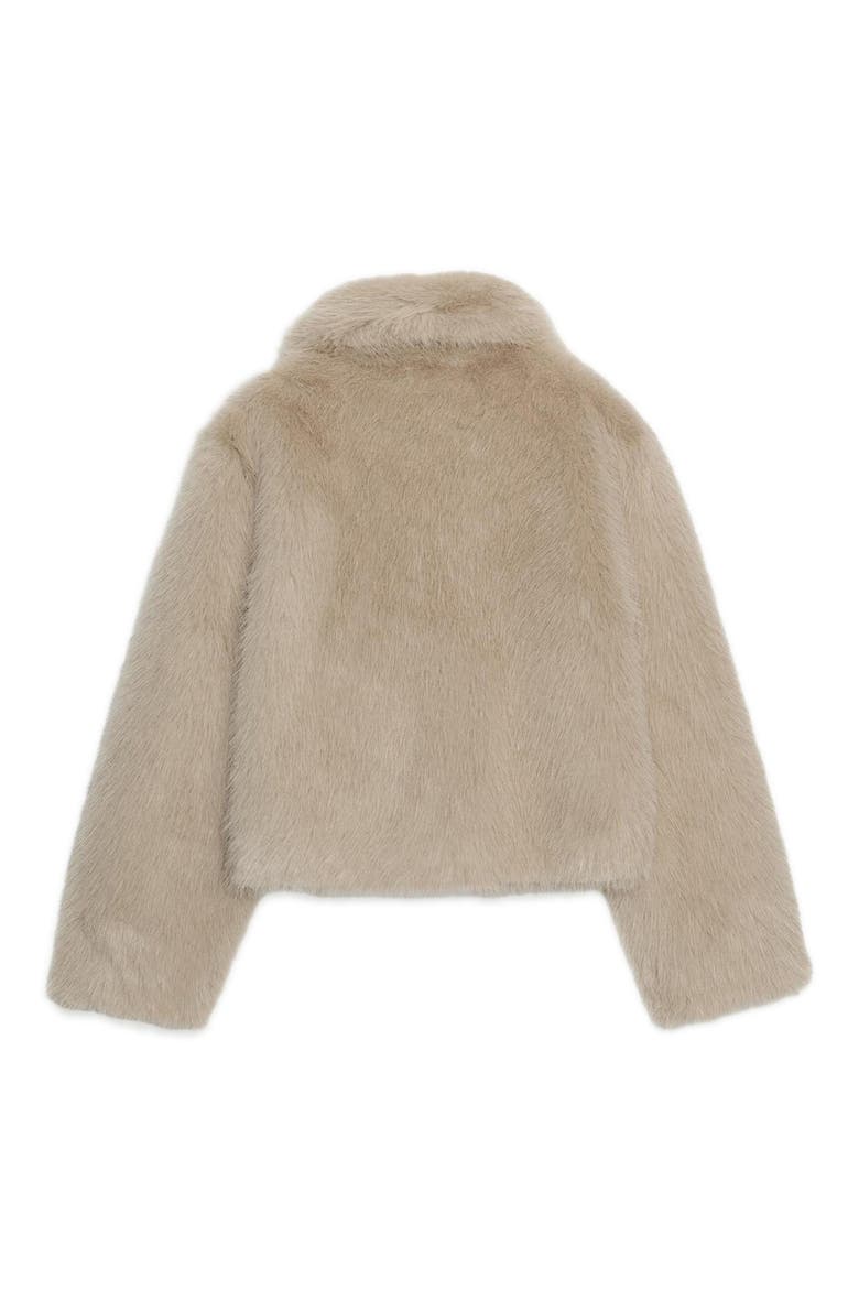 Juliet Faux Fur Jacket, Alternate, color, BEIGE