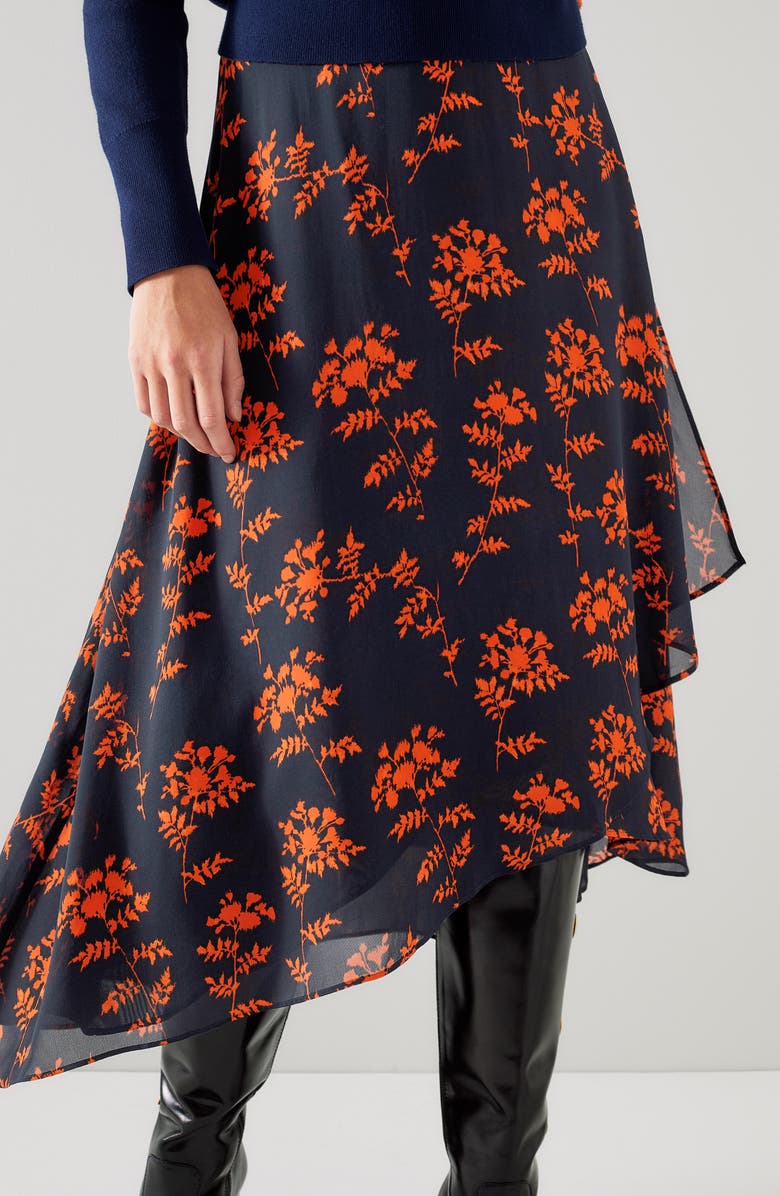 LK Bennett Krasner Midi Skirt, Alternate, color,